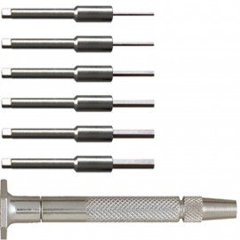 Moody Tools 55-0141 Hex Driver Set, 7-piece, interchangeable-
