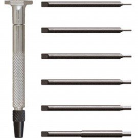 Moody Tools 55-0158 Metric Hex Driver Set, 7-Piece, interchangeable-