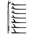 Moody Tools 58-0144 Interchangeable Metric Open End Wrenches, 2.5 to 7.0 mm, 9-pack-