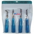 Moody Tools 58-0225 Pick Style Scriber Set, aluminum handles, 4-piece-