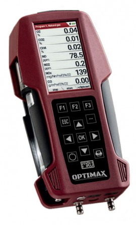 MRU OPTIMAX Portable Biogas Analyzer, O&lt;sub&gt;2&lt;/sub&gt;/CH&lt;sub&gt;4&lt;/sub&gt;/CO&lt;sub&gt;2&lt;/sub&gt;-