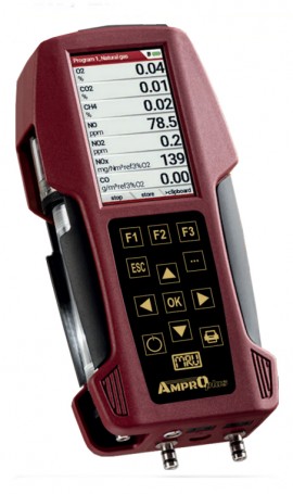 MRU Ampro Plus Combustion/Emission Analyzer, O<sub>2</sub>/CO-