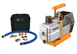 NAVAC NP7DP2 and AccuTools A10757-1 Evacuation Kit with vacuum pump and hoses-