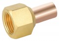NAVAC F2004 Female Swivel Flare with solder adapter, &amp;frac38;&amp;quot; SAE female x &amp;frac38;&amp;quot; OD, 4-pack-
