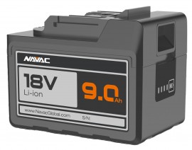 NAVAC NBP2 Battery for the NP4DLM and NP2DLM, 18 V, 9 Ah-