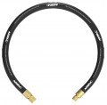 NAVAC NH34AC Big Boy Refrigerant Evacuation Hose with &amp;frac14; to &amp;frac12;&amp;quot; fittings and &amp;frac34;&amp;quot; diameter, 3&#039;, black-