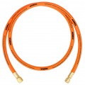 NAVAC NHR38AB Big Boy Refrigerant Recovery Hose with &amp;frac38; to ¼&quot; fittings and &amp;frac38;&quot; diameter, 6&#039;, orange-