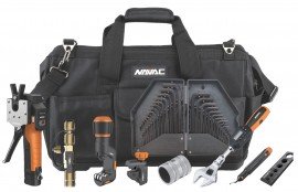 NAVAC NKS2 Deluxe Mini Split Tool Kit with flaring tool, digital torque wrench, and tubing tools-