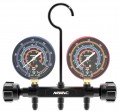NAVAC NMG14A Pro Series Manifold Gauge for R22, R410A, and R404A refrigerants, 3&amp;frac18;&amp;quot;-