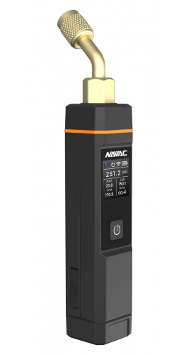 NAVAC NSP1 Bluetooth Pressure Probe with digital display, 29 to 725 psi-