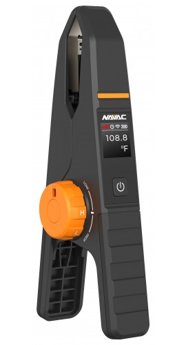 NAVAC NSTL Large Bluetooth Temperature Clamp with digital display, -40 to 257&amp;deg;F-