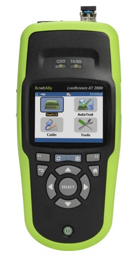 NetAlly LinkRunner AT 2000 Copper and Fiber AutoTester-