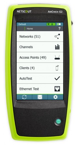 NetScout AirCheck G2 802.11ac Handheld Wireless Network Tester Solution-