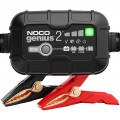 NOCO GENIUS2 Battery Charger, maintainer, and desulfator, 2 a, 6 v and 12 V-