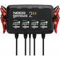 NOCO GENIUS2X4 Battery Charger, Maintainer, and Desulfator, 4-bank, 8 A-