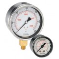 NOSHOK 25-911-5000-psi/kPa Pressure Gauge, SS Case Filled, 1/4&quot; NPT Back Connection, SS Case, 5000 psi-