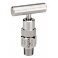 NOSHOK 802-MC Hard Seat Bleed Needle Valve, Male/Steel, &amp;frac14;&amp;quot; NPT-
