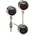 NOSHOK 820-1-1-U-0--50/300-36060-4 Digital Temperature Indicator with bottom connection, -50 to 300&amp;deg;F, 6&amp;quot;-