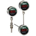 NOSHOK 823-1-0--50/200C-240-2 823 Series Digital Temperature Indicator with back connection, -50 to 200&amp;deg;F, 24&amp;quot;-