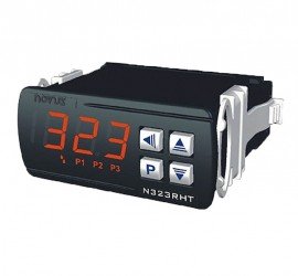 NOVUS N323-RHT Temperature and Humidity Controller, 3 relays, 24 V-