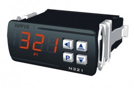 NOVUS N321 Temperature Controller, Type-J/K/T, 1 relay-
