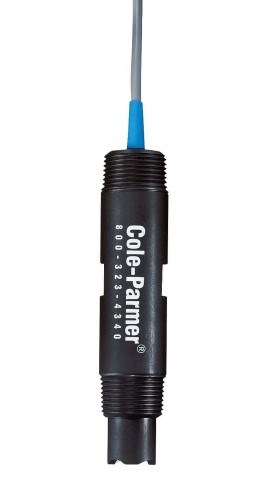 OAKTON 27020-66 Semi-Domed Rugged pH Electrode, round body, Kynar PVDF-