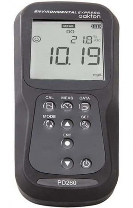 OAKTON 35660-52 PD260 Waterproof Dual-Channel pH, ORP, and DO Handheld Meter-