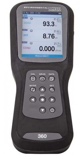 OAKTON 35660-84 WQ360 Waterproof Dual-Channel Smart Handheld Meter-