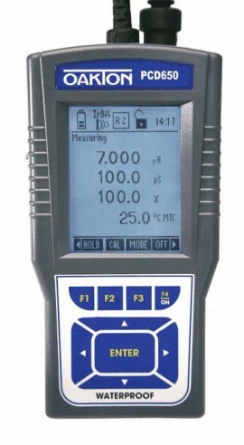 OAKTON PCD 650 pH/Conductivity/Dissolved Oxygen Multiparameter-