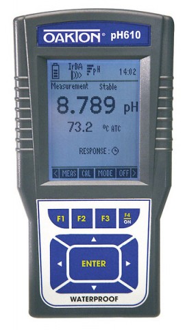 OAKTON PH 610 pH Meter and Probe with Calibration-