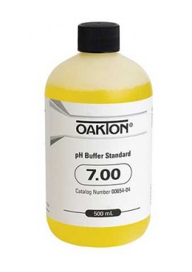 OAKTON WD-05942-41 7.00 pH Buffer Solution, 500 mL, 12-Pack-