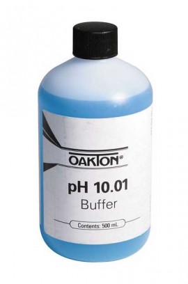 OAKTON WD-05942-61 10.01 pH Buffer Solution, 500 mL, 12-Pack-