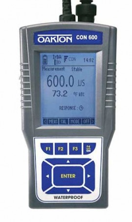 OAKTON WD-35408-02 CON 600 Meter, 0 to 199.9 mS, 32 to 212&amp;deg;F-
