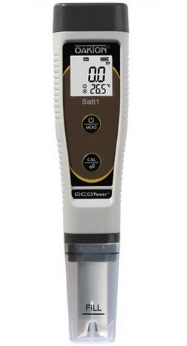 OAKTON WD-35634-12 EcoTestr Salt1 Waterproof Pocket Tester, 0 to 10 ppt-