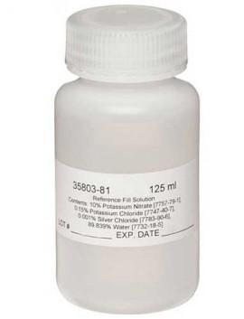 OAKTON WD-35803-81 Potassium Nitrate with Potassium Chloride Electrode Reference Fill Solution, 0.1M, 125 mL-