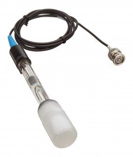 OAKTON WD-35805-20 Flat-Surface Glass-Body Standard Single-Junction pH Electrode, 3' Cable-