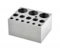 Ohaus 30400156 Module Block, 0.98&quot;/0.47&quot;/0.51&quot;/0.24&quot;, 14 holes-