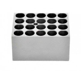 Ohaus 30400183 Module Block, 0.59&quot;, 20 vial holes-