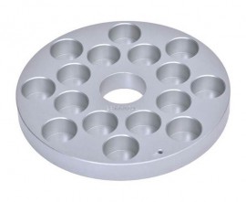 Ohaus 30500585 Uni Block Sample Holder, 1.1" vials, 16 holes-