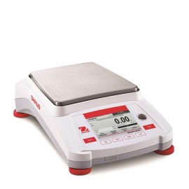 OHAUS AX2202/E Adventurer Electronic Balance, 5 lbs, 6.9 x 7.7&amp;quot; pan, external calibration-