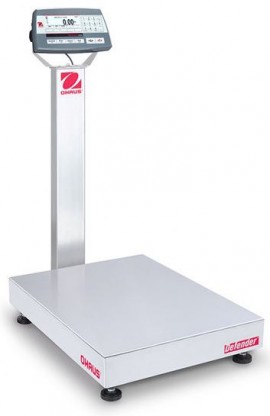 OHAUS D52P125RQL2 Multifunctional Standard Washdown Bench Scale with plastic indicator, 250 lbs. capacity-