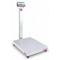 Ohaus D52P125RTV3 Defender 5000 Column-Mount Standard Bench Scale, 250 lbs, 31 x 23&amp;quot; platform-