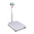 Ohaus D52P250RTV3 Defender 5000 Column-Mount Standard Bench Scale, 500 lbs, 31 x 23&amp;quot; platform-