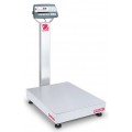 OHAUS D52P50RQL2 Multifunctional Standard Bench Scale with plastic indicator, 100 lbs. capacity-