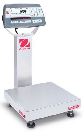 OHAUS D52P50RTR1 Multifunctional Standard Bench Scale with plastic indicator, 100 lbs. capacity-