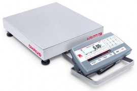 OHAUS D52P50RTR5 Multifunctional Low Profile Bench Scale with plastic indicator, 100 lbs. capacity-