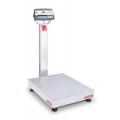 Ohaus D52P50RTX2 Defender 5000 Column-Mount Standard Bench Scale, 100 lbs, 24 x 18&amp;quot; platform-