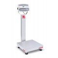 Ohaus D52XW125RQL2 Defender 5000 Column-Mount Standard Bench Scale, 250 lbs, 18 x 18&amp;quot; platform-