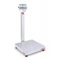 Ohaus D52XW125RQV3 Defender 5000 Column-Mount Standard Bench Scale, 250 lbs, 24 x 24&amp;quot; platform-