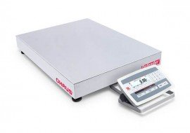 Ohaus D52XW125RTX5 Defender 5000 Standard Low Profile Bench Scale, 250 lbs, 24 x 18&amp;quot; platform-